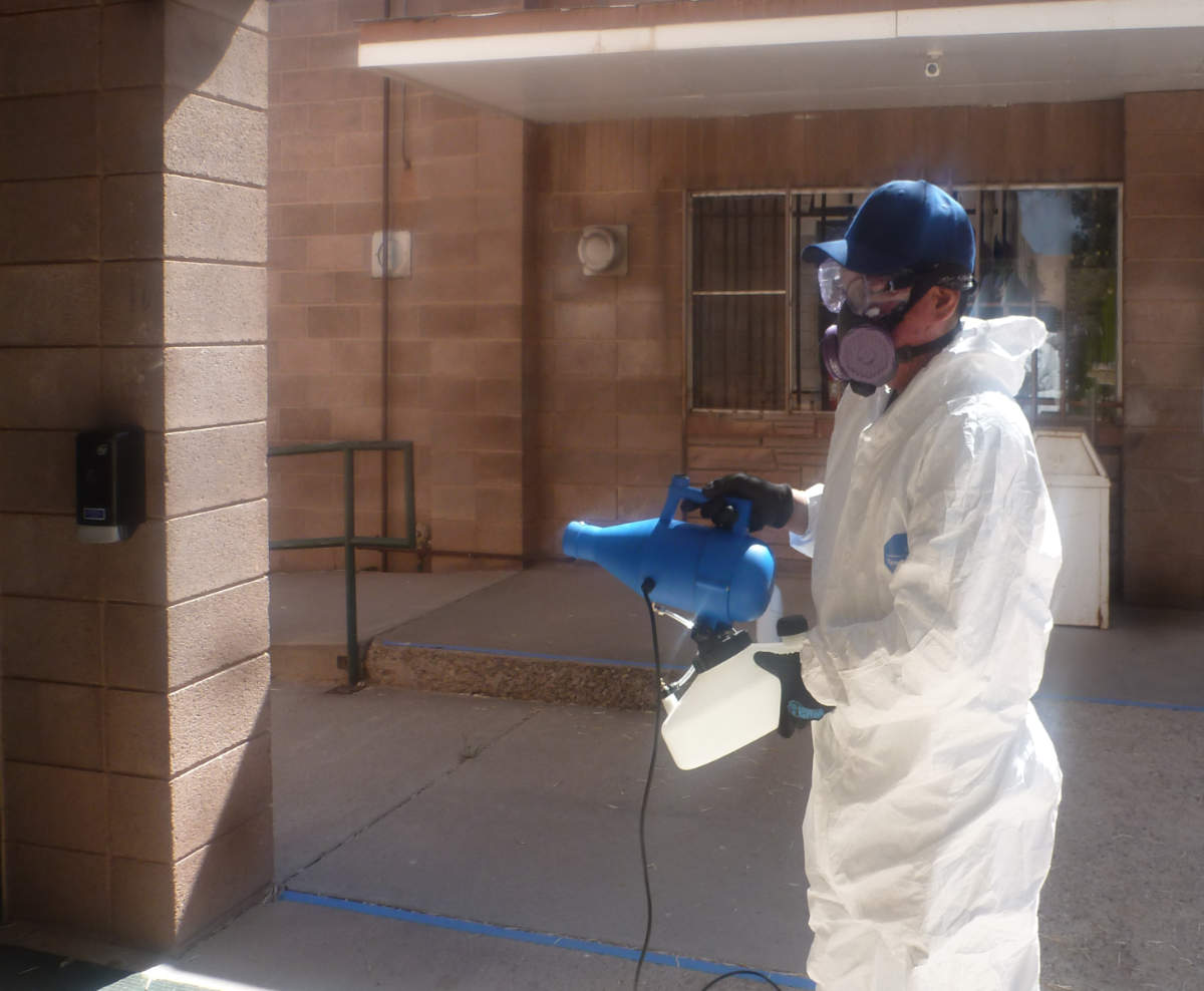 Zuni St. Anthony School Sanitized by Fogging