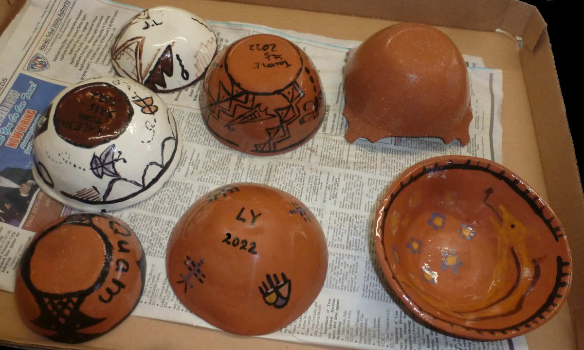 Zuni St Anthony School Pottery