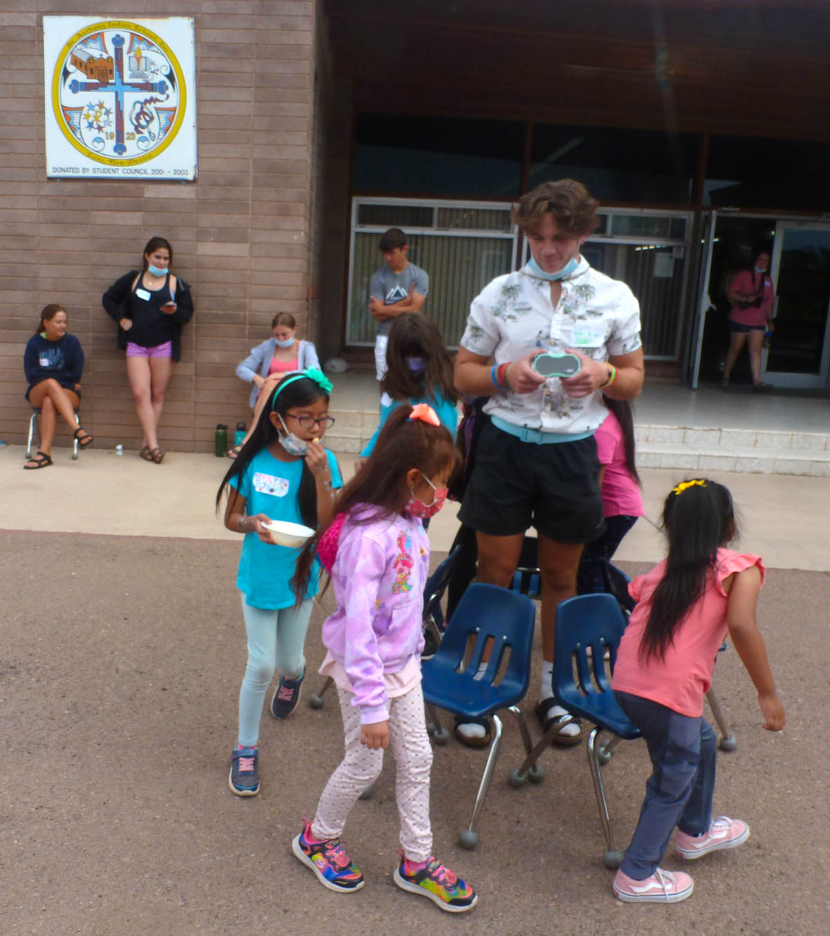 Zuni St Anthony Students at Play