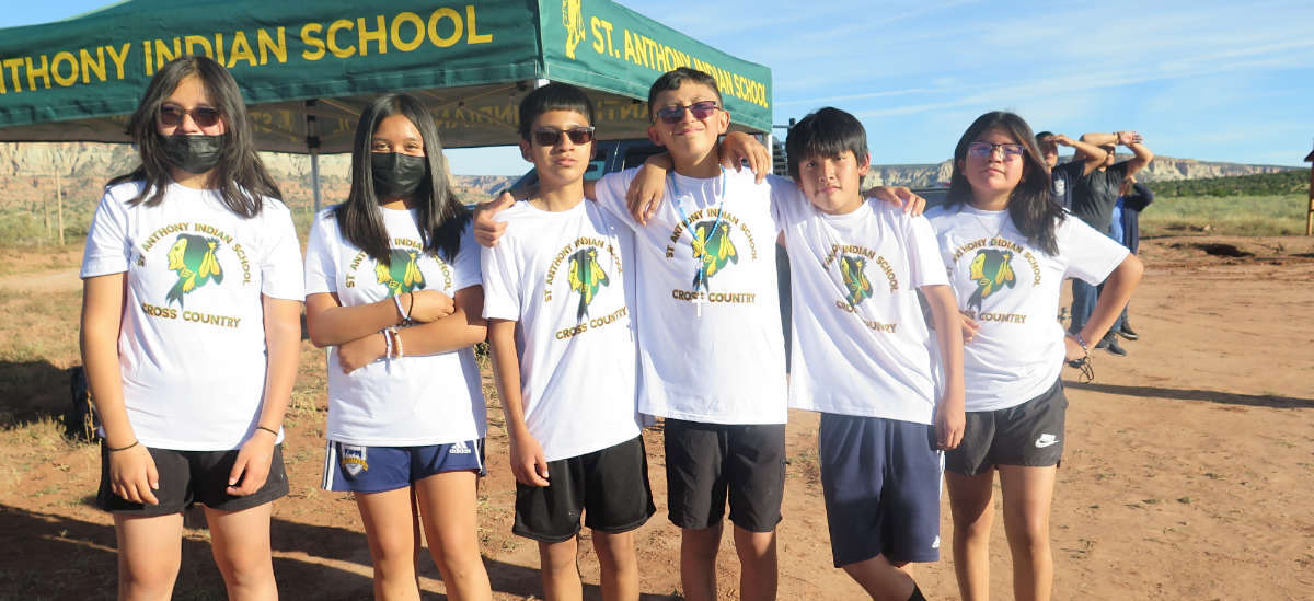 St Anthony School Zuni Cross Country Winners