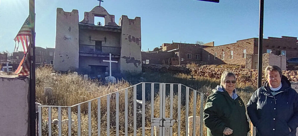 Zuni Mission - St Anthony School 25 cent tour
