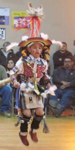 Zuni Dancer - Young feet off the ground