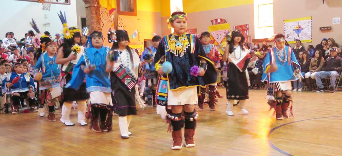Zuni Dancers at St Anthonys School