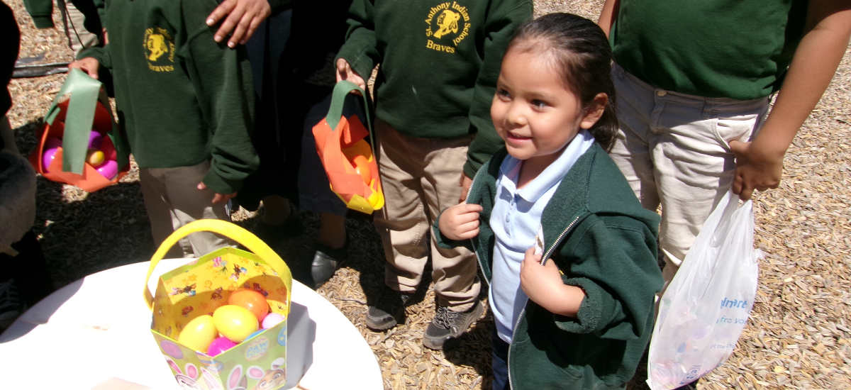 Easter Smiles at Zuni St Anthony School 2025