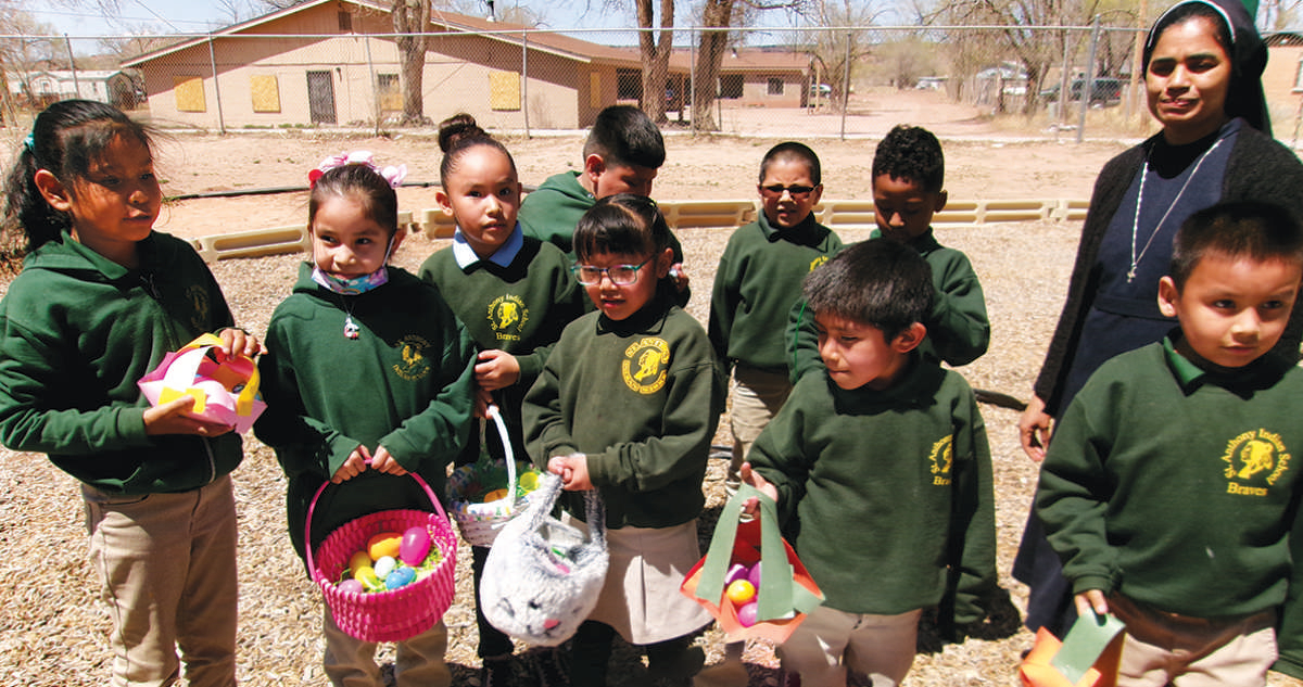 Egg Hunt - Zuni St. Anthony School 2025